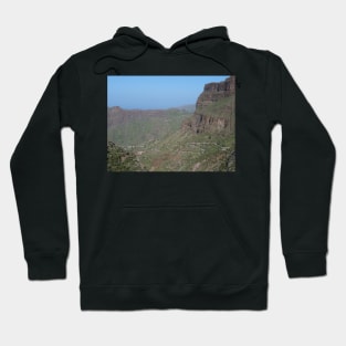 Long road on the mountain pass Tenerife Hoodie